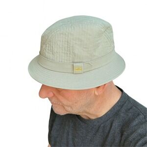 Vintage Totes Unisex Beige Fedora Rain Hat Water Resistant Size‎ M